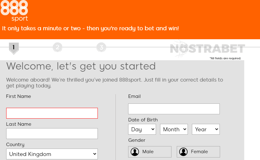 888sport registration form
