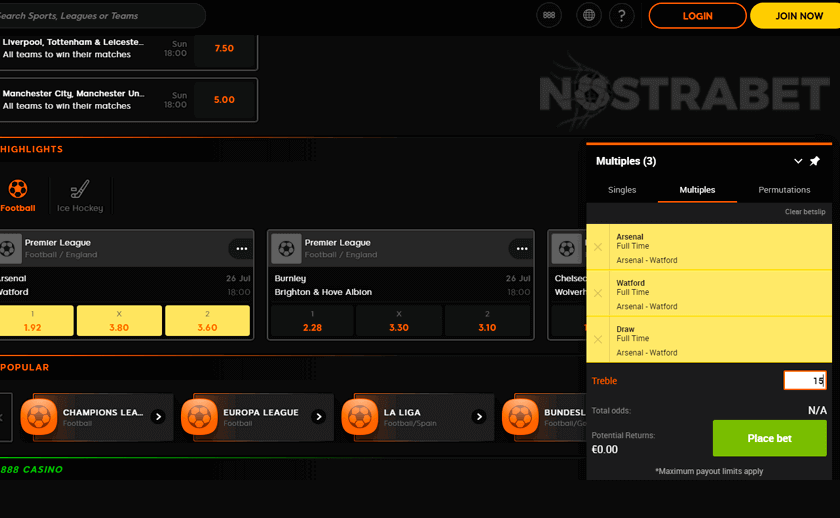 888 sportsbook