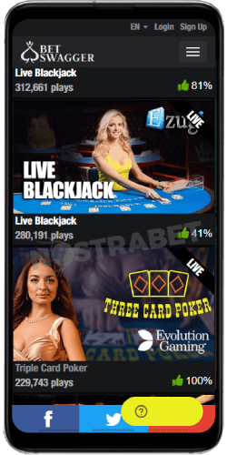 Betswagger Casino Mobile App