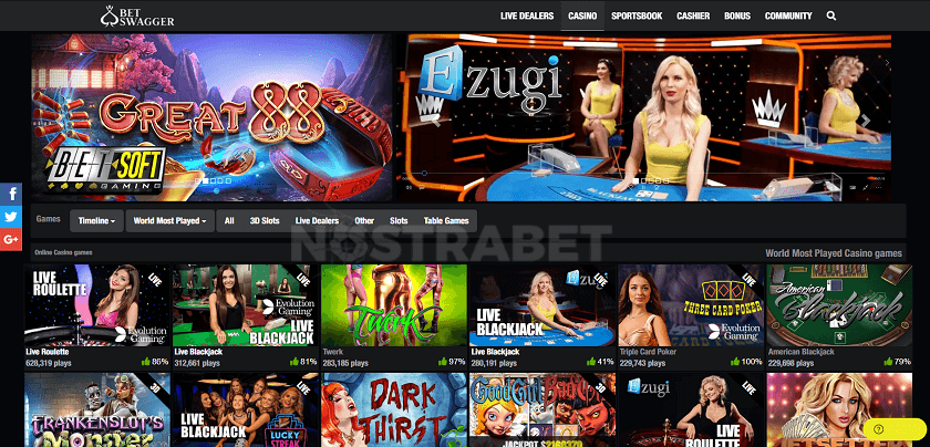 Betswagger Casino Section