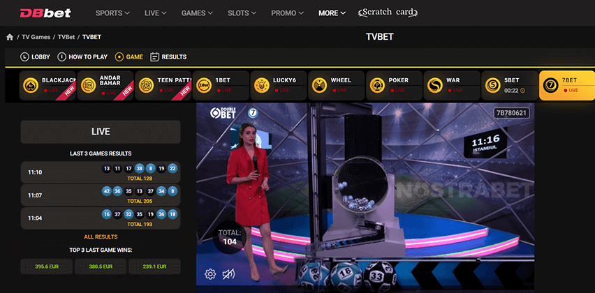 doublebet tv games