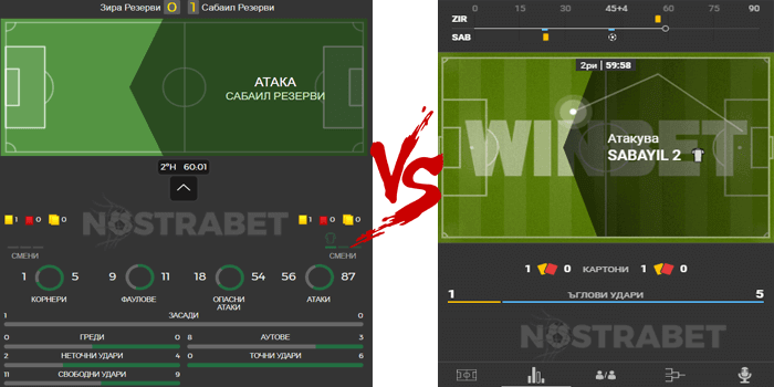 efbet vs winbet - сравнение на залози на живо