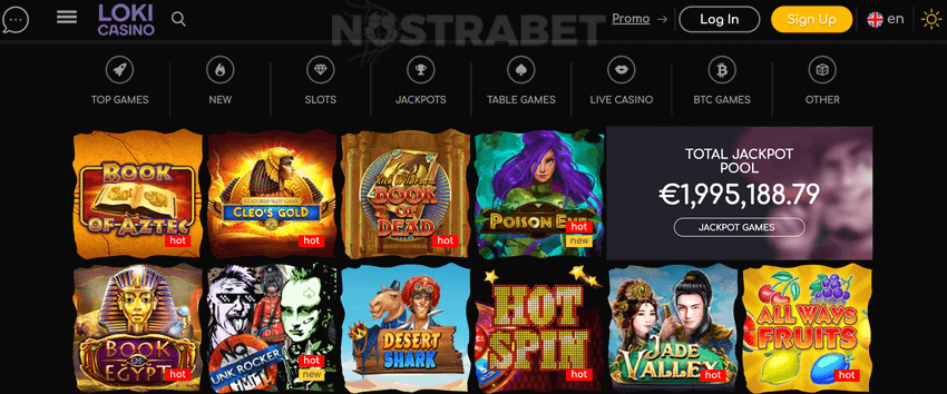loki casino homepage